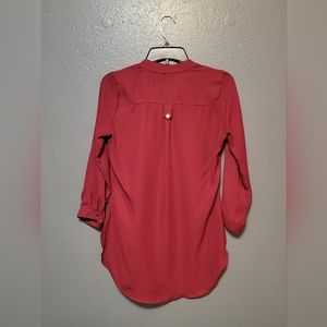 Womens Burgundy Blouse